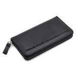 cadou personalizat dama portmoneu gravat piele naturala negru2