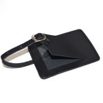 cadou set husa pasaport si tag eticheta bagaj personalizate piele neagra3