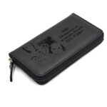portmoneu dama personalizat imagine cadou piele neagra
