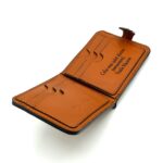 portofel barbati cadou personalizat interior piele maro