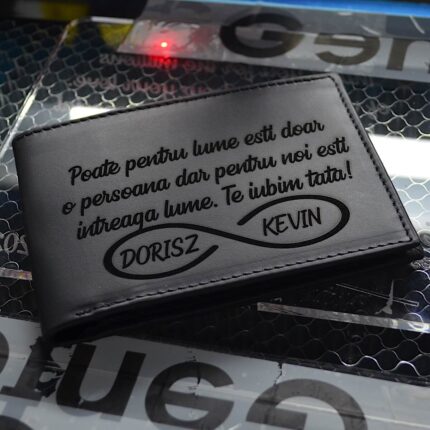 portofel barbati personalizat infinit negru piele2