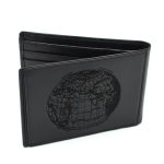 portofel barbati personalizat nume si glob negru piele naturala3