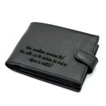 portofel barbati personalizat text piele naturala negru1