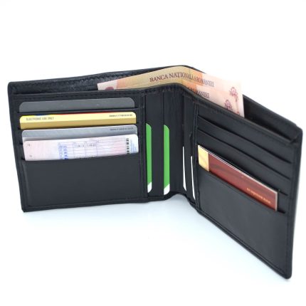 portofel barbati piele negru acte masina4