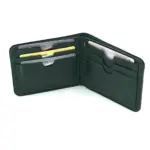 portofel personalizat cadou premium barbati piele verde
