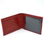 portofel rosu slim barbati piele naturala2