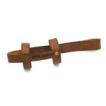 suport sticla pet 0 5 piele maro personalizata logo1