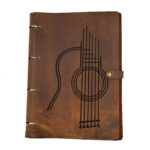 cadou premium agenda a4 piele vintage personalizat imagine2