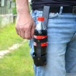 suport sticla 0.5l piele negru2