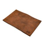husa de pasaport personalizata maro piele