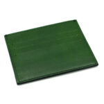 cadou barbati portcard piele verde personalizat2
