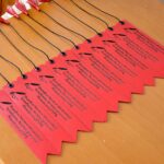 semne de carte personalizate piele rosie