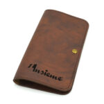 note de plata mercy piele naturala marorn inchidere capsa personalizate logo restaurant1