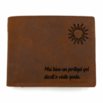 portofel barbati piele maro vintage cadou personalizat1